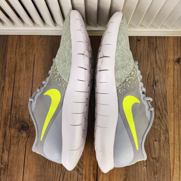 Nike Flex Contact 2017 Womens Sz 10 Gray Green Running Gym Road Shoes 908995-003 - Picture 6 of 9